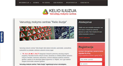 Desktop Screenshot of kelioiliuzija.lt